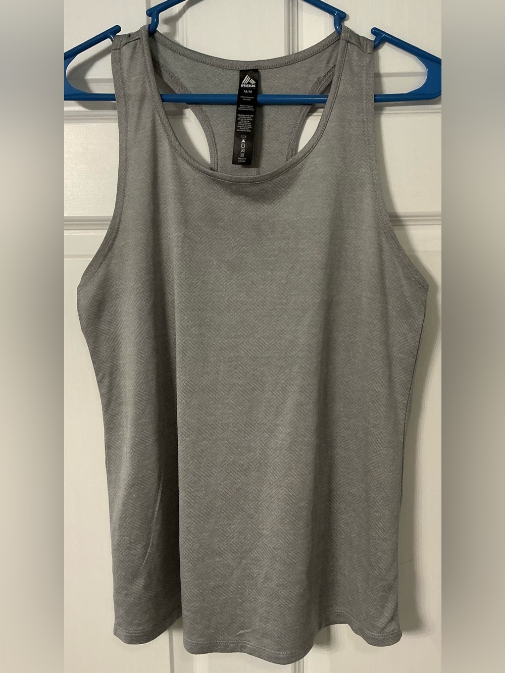 Athleta Light Gray Textured Racerback Tank